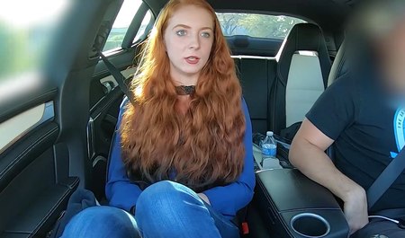 Piękna rudowłosa z warkoczem wypadła na castingu na piątkę