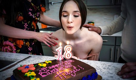 Na urodziny rodaki przywieźli pisklęciu samochód i pana młodego