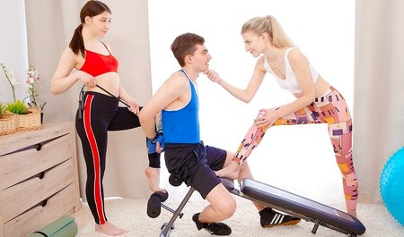 Fitness jest dobry, ale grupowe rosyjskie porno jest jeszcze lepsze...