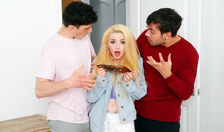 Uciekła się do okradania swoich przyrodnich braci i w całości spłaciła szkody.