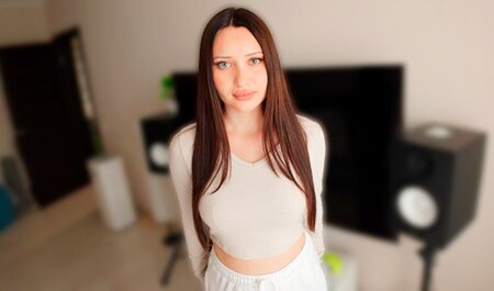 Kochanie się na erotycznym castingu z piękną dziewczyną z dużym tyłkiem