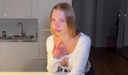 Моя учительница английского устраивает мне обалденный урок...